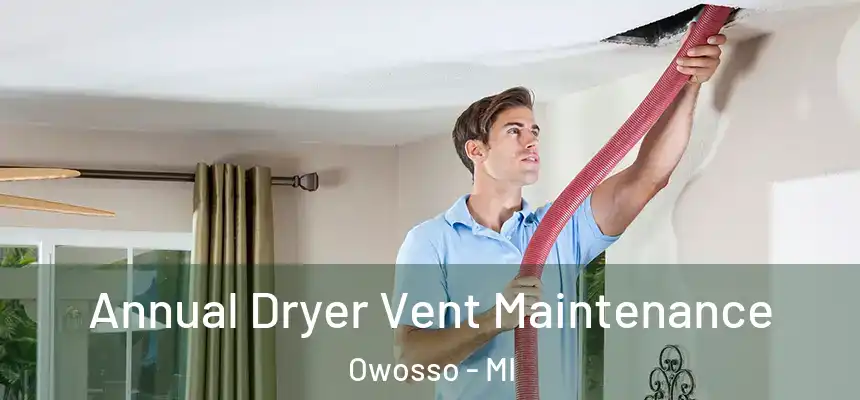  Annual Dryer Vent Maintenance Owosso - MI
